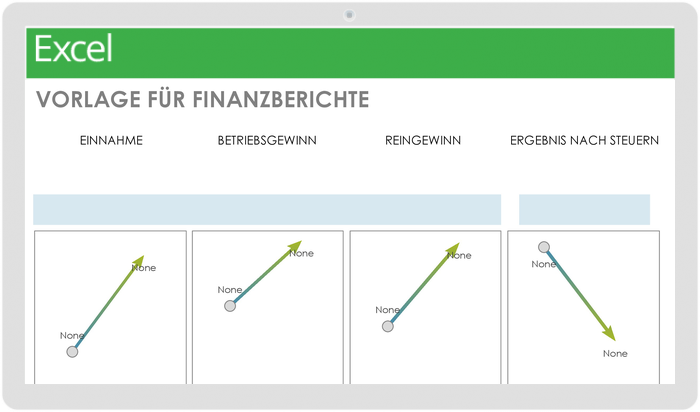 Vorlage für Finanzberichte