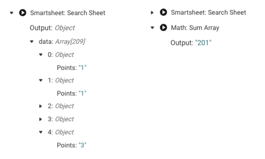 Sum Array example