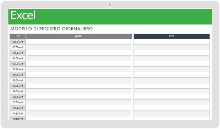 Daily Log - Italian