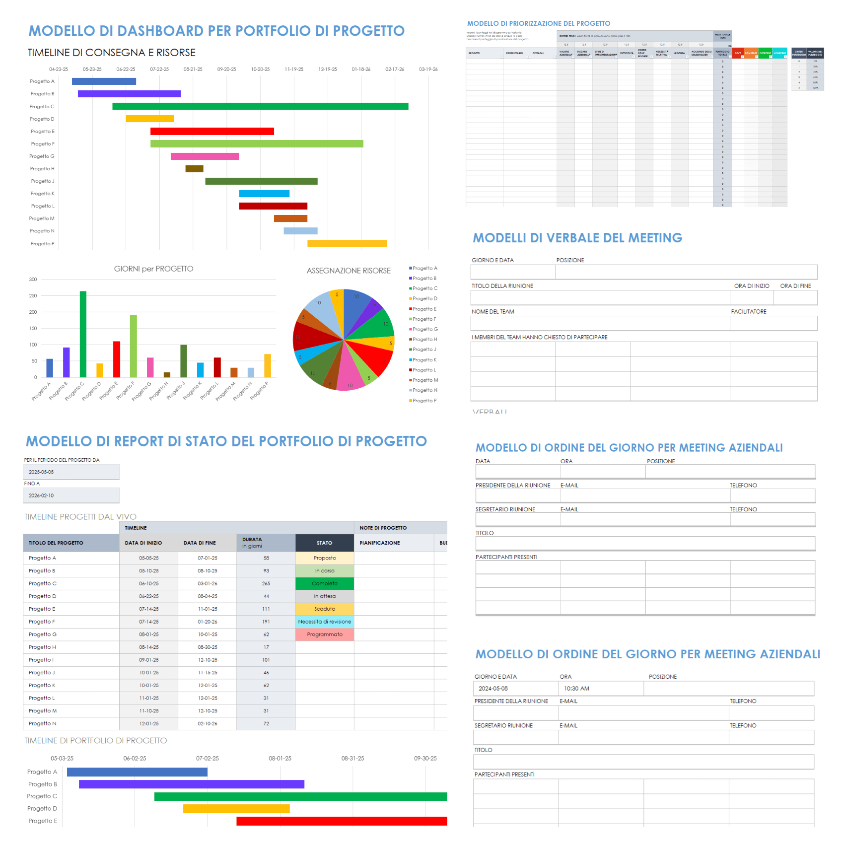 Kit de facilitação de gerenciamento de portfólio de projetos