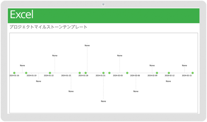 プロジェクト マイルストーン テンプレート