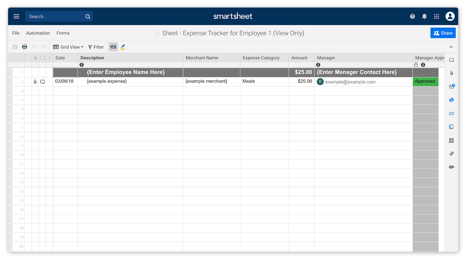 表的形象出现在屏幕上显示how it can be used for expense tracking