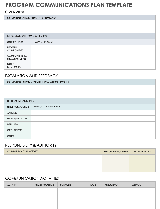 项目传播计划