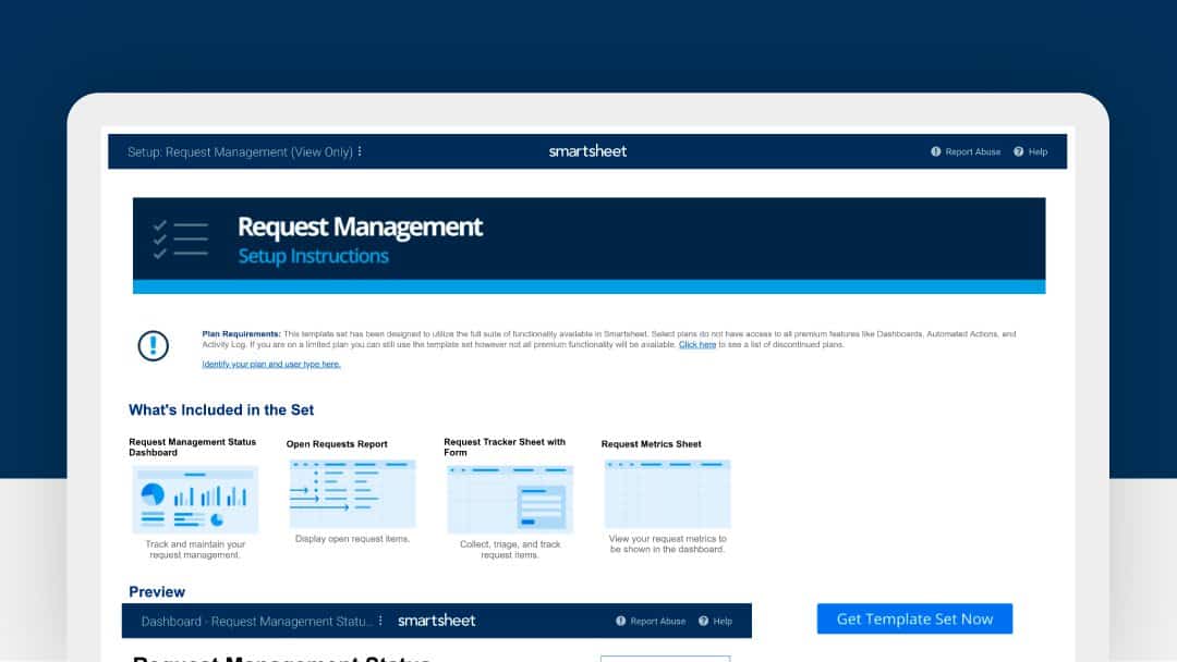 Request management template