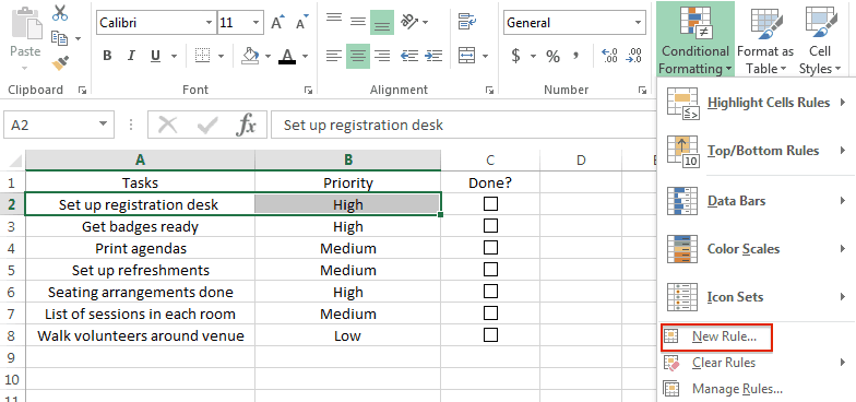 有限公司nditional formatting in Excel